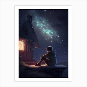 Starry Night Art Print