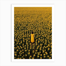 Sunflowers 75 Art Print