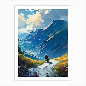 Road To The Mountains Art Print