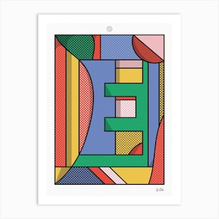 The Letter E Art Print