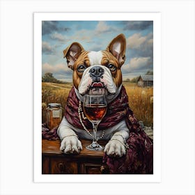 Whimsical Dogs 45 Art Print