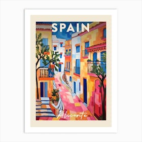 Alicante Spain 3 Fauvist Painting Poster Art Print