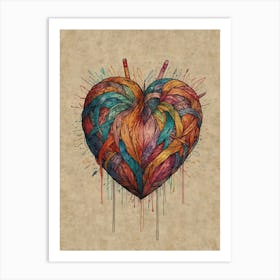 Heart Of Yarn 2 Art Print