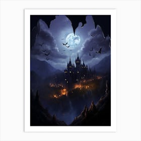 Bat Cave Realistic 5 Art Print