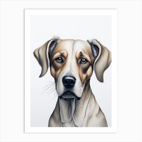 Dog Portrait Art Print