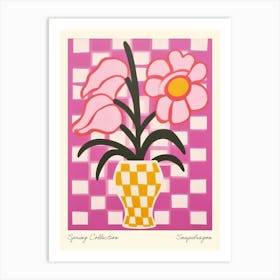 Spring Collection Snapdragon Flower Vase 6 Art Print