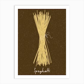 Italian Pasta Spaghetti Art Print