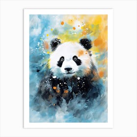 Panda Art In Impressionism Style 3 Art Print