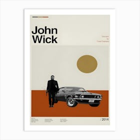 John Wick Movie Art Print
