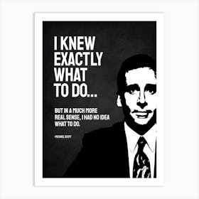 Michael Scott 4 Art Print