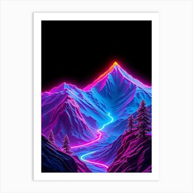 Alpine Illustration No 43 Art Print