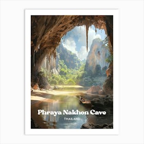 Phraya Nakhon Cave Thailand Travel Art Affiche