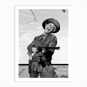 American Actress Doris Day In The Title Role Of Calamity Jane Art Print