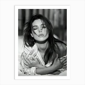 Italian Actress And Model Monica Bellucci Art Print