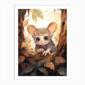 Adorable Chubby Common Brushtail Possum 2 Art Print