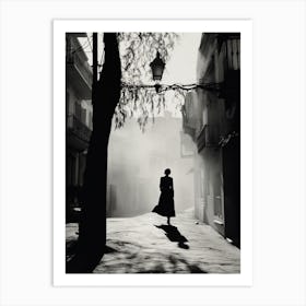 Athens, Greece, Mediterranean Black And White Photography Analogue 4 Art Print