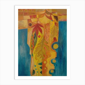 Kitchen Wall Art, Warm Autumnal Vibrant Expression  Art Print