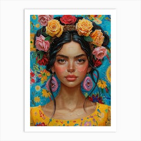 Mexican Girl Art Print