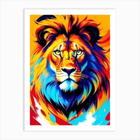 Lion Painting 15 Art Print