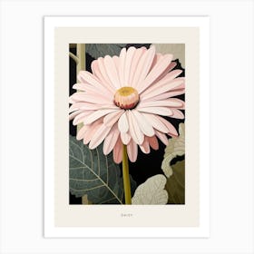 Flower Illustration Daisy 2 Poster Art Print