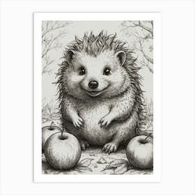 Hedgehog 13 Art Print