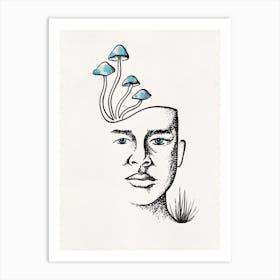 Mushroom Mind Art Print
