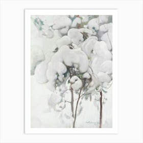 Snow Covered Pine Saplings (1899), Pekka Halonen Art Print