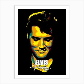 Elvis Presley Musician Legend Affiche