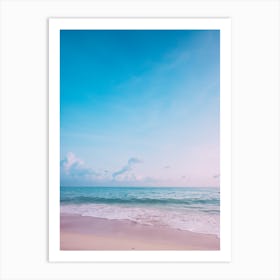 Beach At Sunrise Art Print