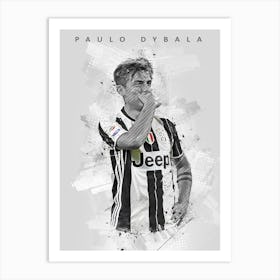 Paulo Dybala Juventus Fc Serie A Art Print