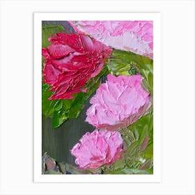 Pink Peonies Art Print