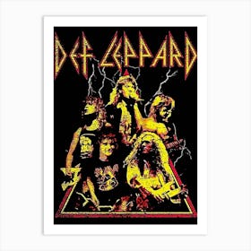 Def Leppard 2 Art Print