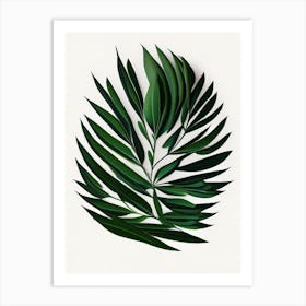 Rosemary Leaf Vibrant Inspired 4 Art Print