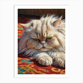 Persian Cat 1 Art Print