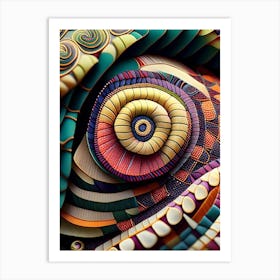 Snail Eye  Art Print