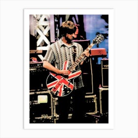 rockstar Noel Gallagher oasis music band 13 Art Print