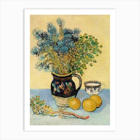 Van Gogh - Lilies In A Vase Art Print