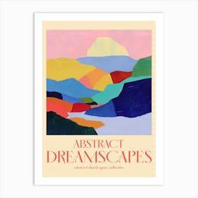 Abstract Dreamscapes Landscape Collection 74 Art Print