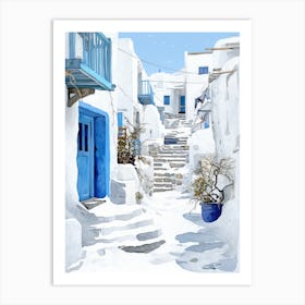 Mykonos Village Art Print