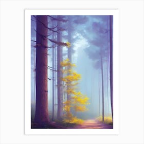 Path In The Woods 6 Art Print