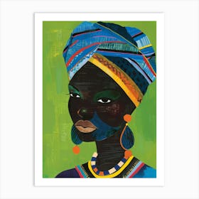 African Woman 155 Art Print