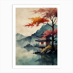 Asian Painting 9 Art Print