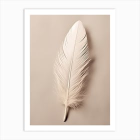 White Feather 4 Art Print