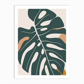 Monstera Leaf 5 Art Print