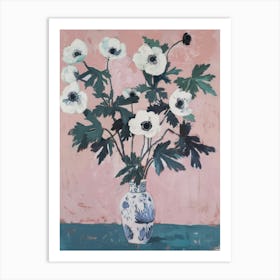 A World Of Flowers Anemone 4 Painting Art Print