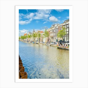 Amsterdam Canal Art Print