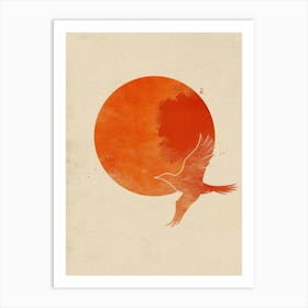 Bird In Flight 2 Art Print