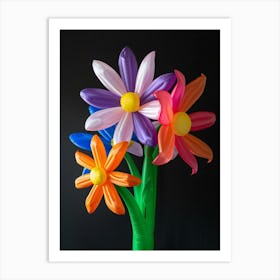 Bright Inflatable Flowers Passionflower 1 Art Print
