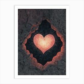 Heart Of Stone 6 Art Print