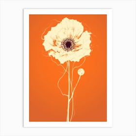 Poppy Flower Art Print